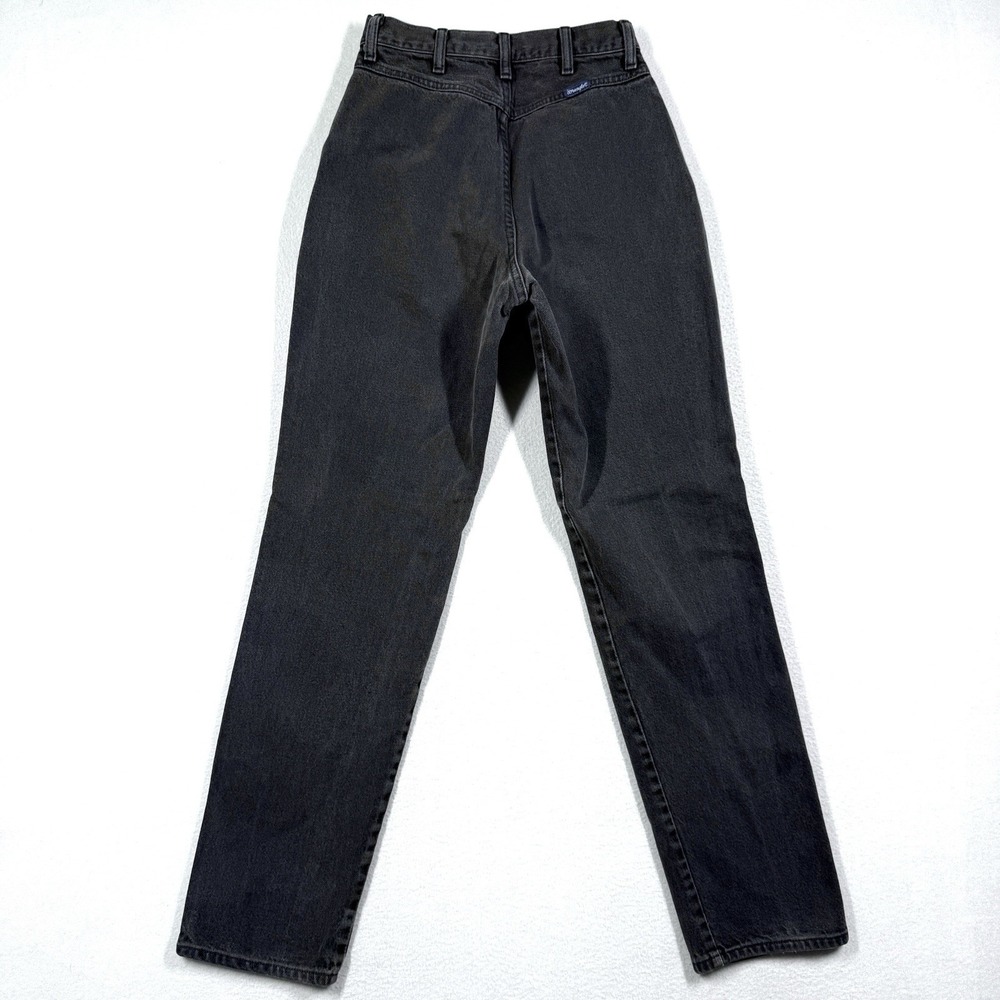 Vintage Wrangler Bareback Jeans Womens 25 Cowboy Cut Western Riding 90s Black